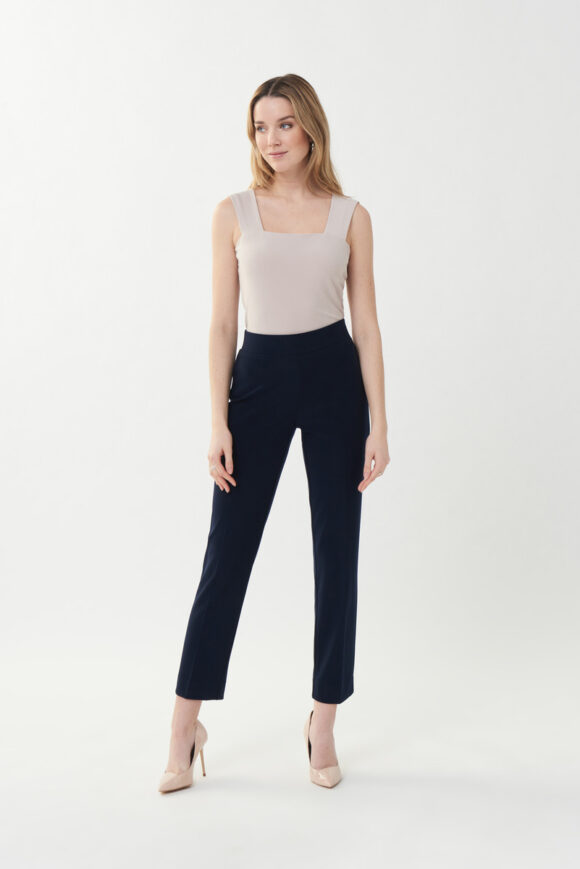 Joseph Ribkoff 143105 Midnight Blue Classic Straight Trousers