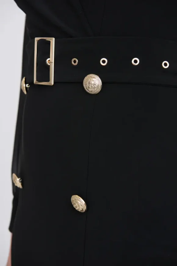 Joseph Ribkoff 204370 Black Belted Dress
