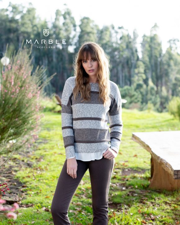 Marble Brown/Off-White Jumper Style 5881