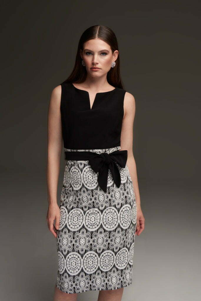 Joseph Ribkoff 213717 Black/White Dress