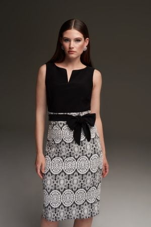 Joseph Ribkoff 213717 Black/White Dress