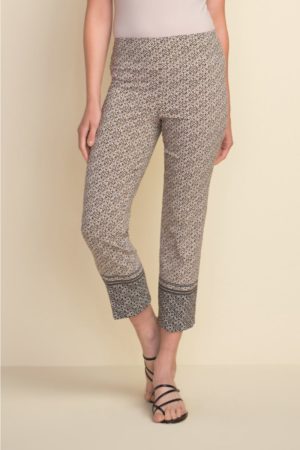 Joseph Ribkoff 212167 Black/Taupe Trousers