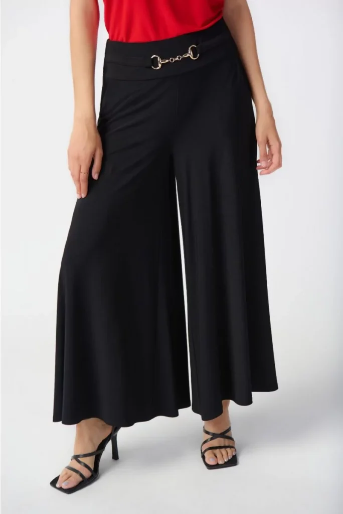 Joseph Ribkoff 241121 Black Culotte Trousers