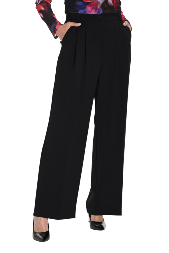 Frank Lyman 243225 Black Wide Leg Trousers