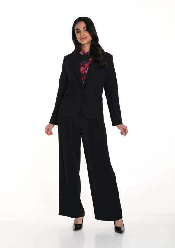 Frank Lyman 243225 Black Wide Leg Trousers