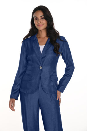 Frank Lyman 256428 Blue Long Sleeve Jacket