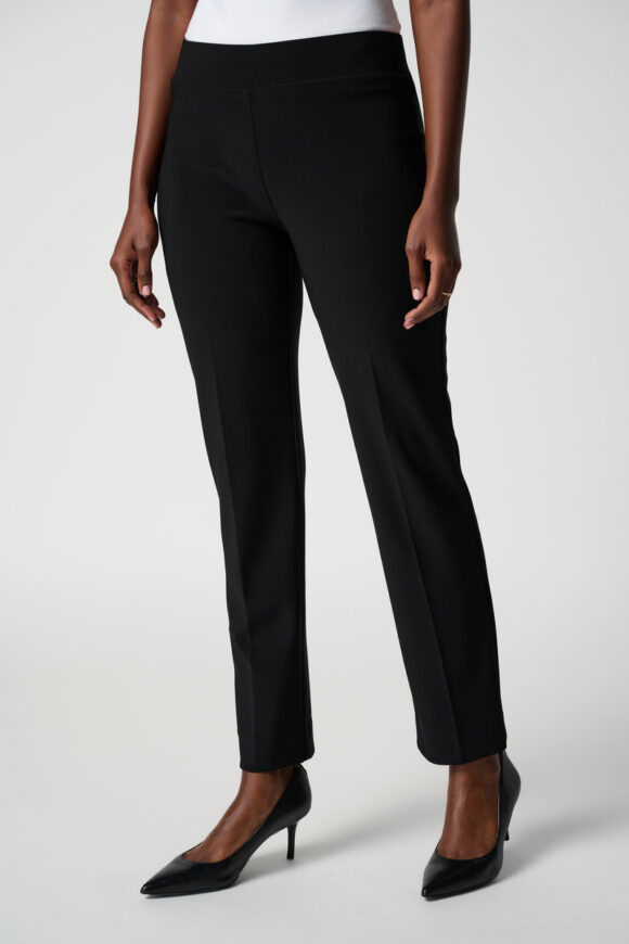 Joseph Ribkoff 143105 Black Classic Straight Trousers