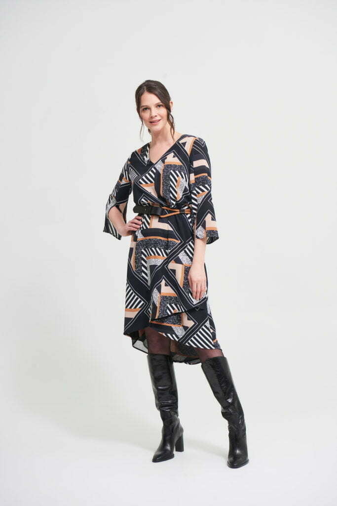 Joseph Ribkoff 213391 Black/Multi Dress