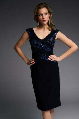 Joseph Ribkoff 223729 Midnight Blue Dress