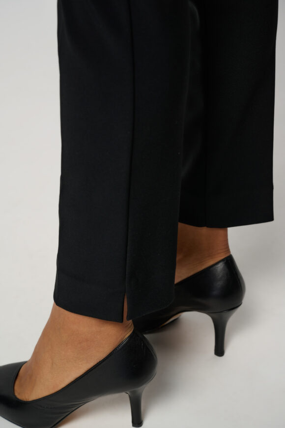 Joseph Ribkoff 144092 Black Classic Tailored Slim Trousers
