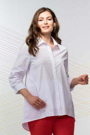 Elena Wang EW30140 White Blouse