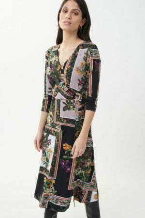 Joseph Ribkoff 223207 Black/Multi Dress