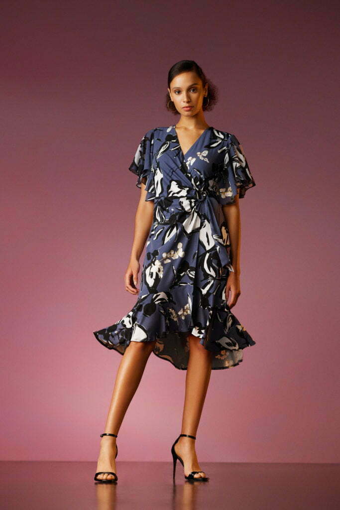 Joseph Ribkoff 231768 Blue/Multi Dress