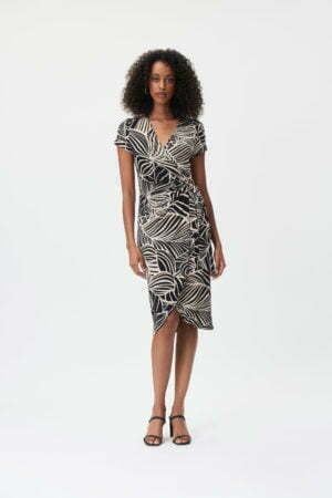 Joseph Ribkoff 232037 Black/Multi Dress