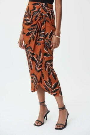 Joseph Ribkoff 232078 Rust/Multi Skirt
