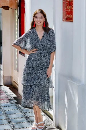 Frank Lyman 236280 Black/White Dress