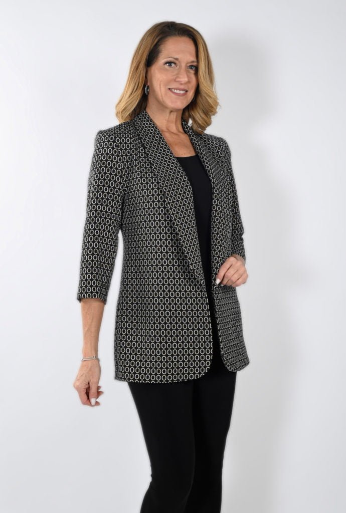Frank Lyman 233153 Black/Beige Jacket