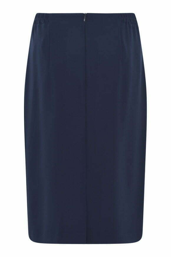 Habella 55109 Navy Straight Skirt