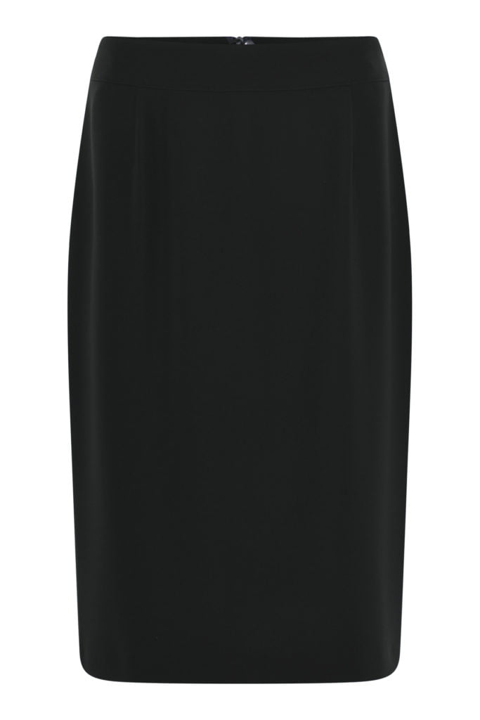 Habella 55109 Black Straight Skirt
