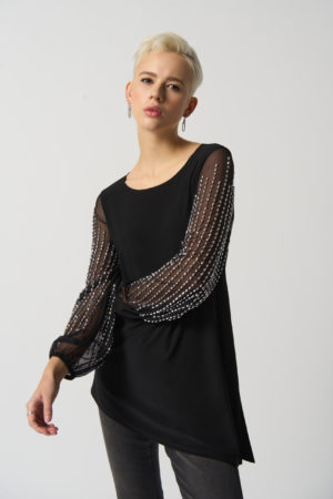 Joseph Ribkoff 233002 Black Tunic