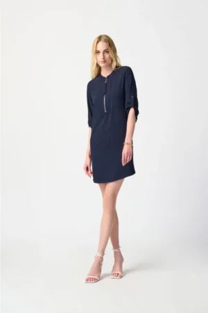 Joseph Ribkoff 232201 Midnight Blue Straight Dress