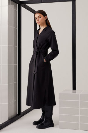 Smith & Soul 1123-1110 Black Belted Dress