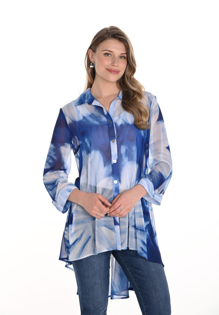 Frank Lyman 246772U Navy/White Tunic