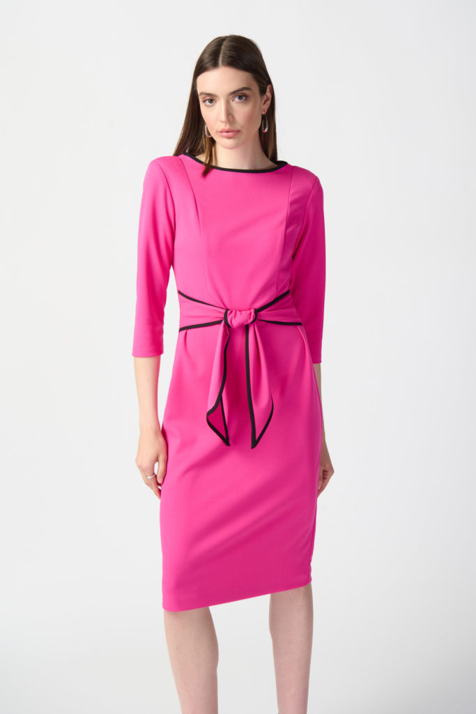 Joseph Ribkoff 221210 Scuba Crepe Sheath Dress