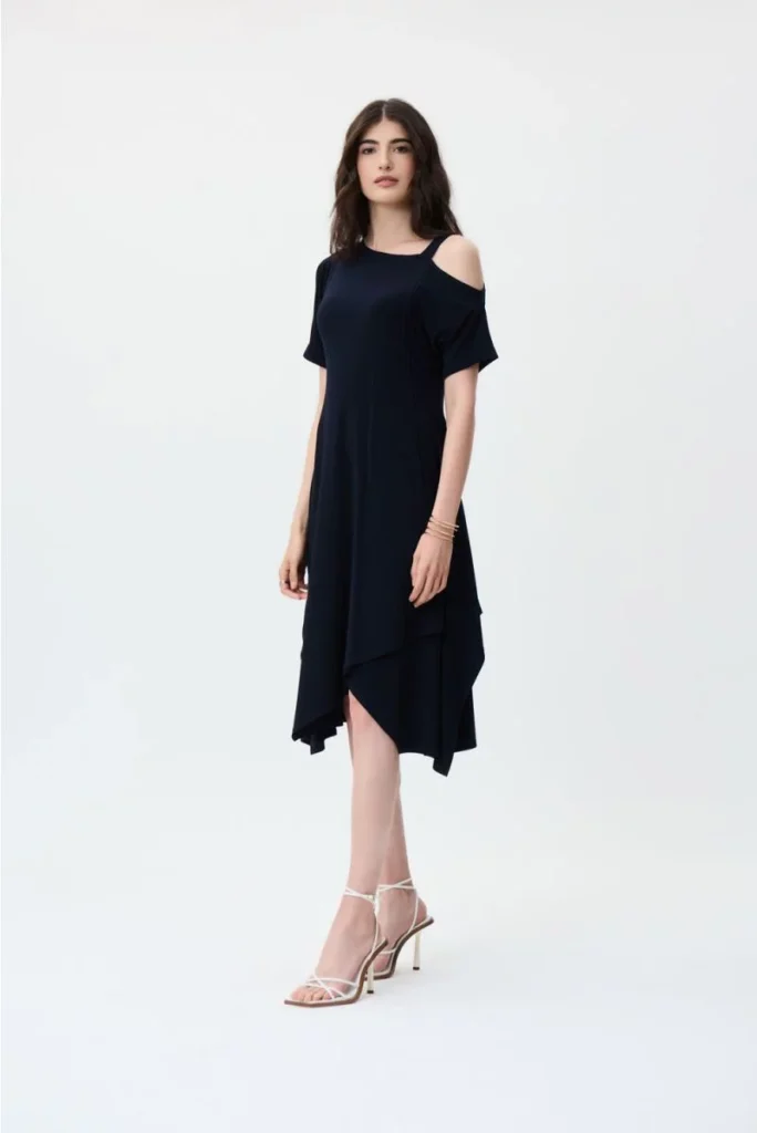 Joseph Ribkoff 231254 Midnight Blue Dress