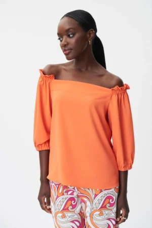 Joseph Ribkoff 232181 Off The Shoulder Top