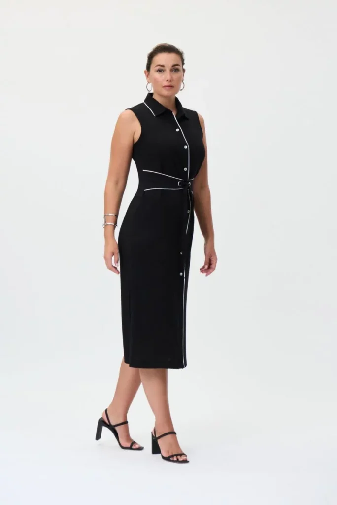 Joseph Ribkoff 232239 Belted Shirt Dress