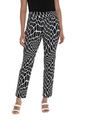 Frank Lyman 256251 Black/Off White Trousers