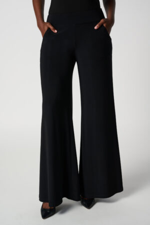 Joseph Ribkoff 161096 Black Wide Leg Trousers