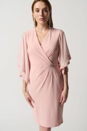 Joseph Ribkoff 231747 Chiffon Wrap Dress