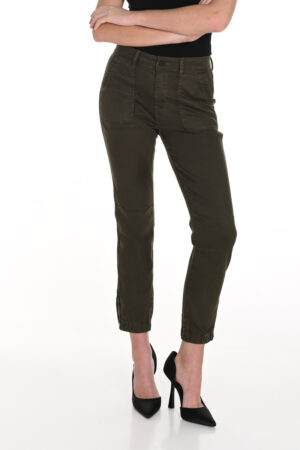 Frank Lyman 243534U Khaki Cropped Cargo Trousers