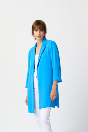 Joseph Ribkoff 211361 French Blue Classic Long Blazer