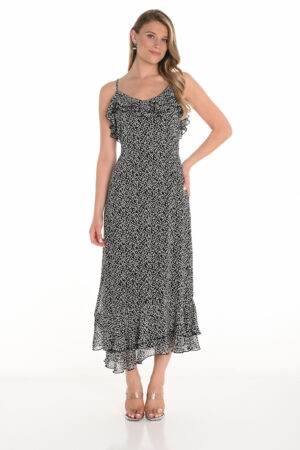 Frank Lyman 251164 Black/Off-White Dress