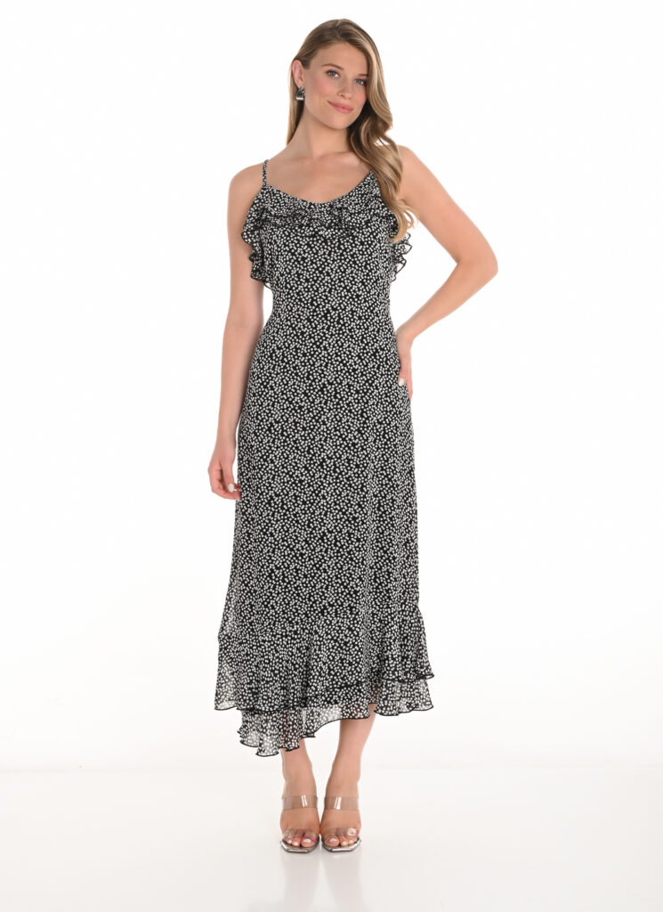 Frank Lyman 251164 Black/Off-White Dress