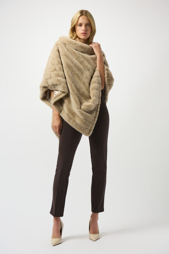 Joseph Ribkoff 144092 Mocha Classic Tailored Slim Trousers