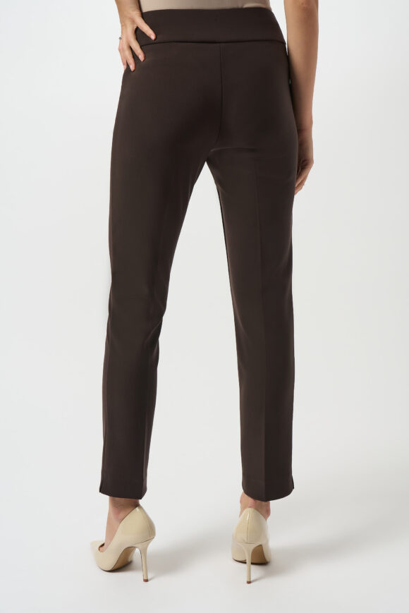 Joseph Ribkoff 144092 Mocha Classic Tailored Slim Trousers