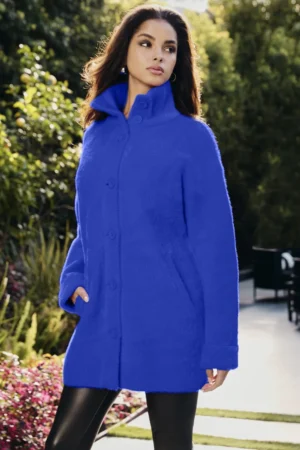 Frank Lyman 243507U Royal Sapphire Knit Jacket