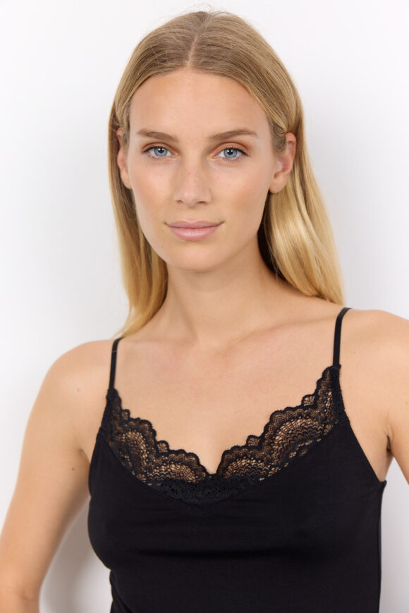 Soyaconcept SC-Marica 168 Black Lace Detail Camisole