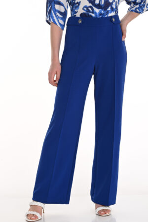 Frank Lyman 256115 Royal Blue Button Detail Trousers