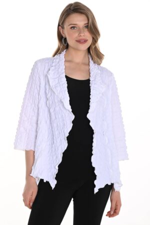 Frank Lyman 256834U Off-White Woven Cover Up