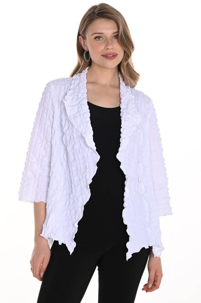 Frank Lyman 256834U Off-White Woven Cover Up