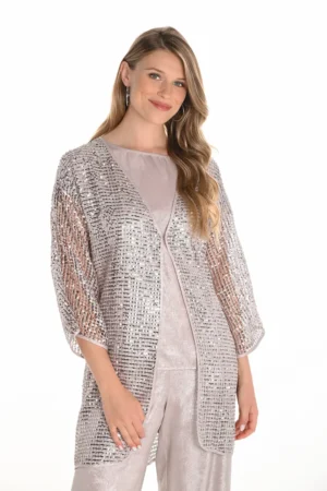 Frank Lyman 251180 Champagne Sequin Cover Up