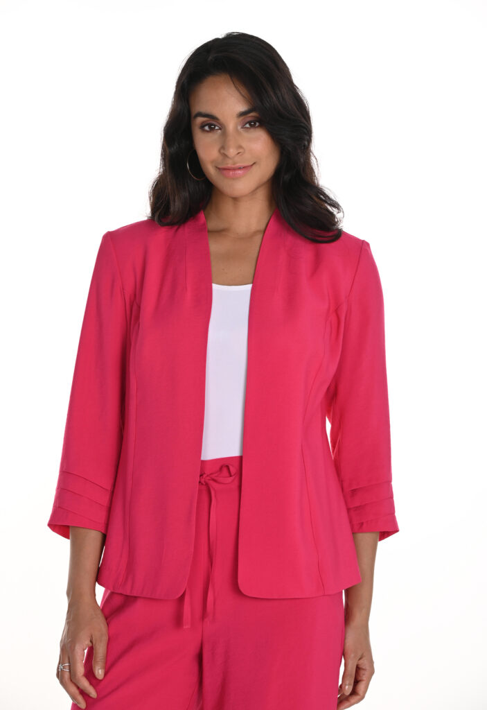 Frank Lyman 256422 Fuchsia Open Front Jacket