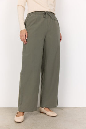 Soyaconcept SC-CISSIE 49-C Dusty Green Pull-On Trousers