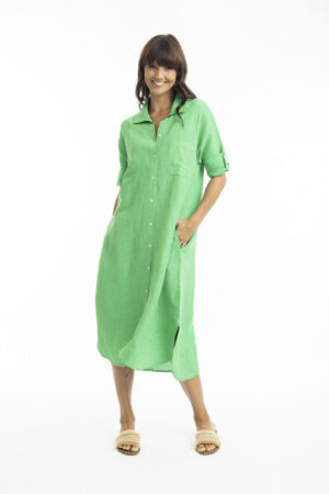 Escape By OQ 71538 Parrot Shirt Dress