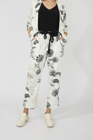 frank lyman pants beige black 251418 1 b77a